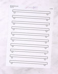Build Your Own Bookshelf Journalling Stickers