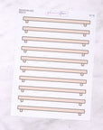 Build Your Own Bookshelf Journalling Stickers
