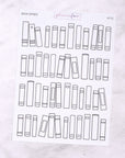 Build Your Own Bookshelf Journalling Stickers