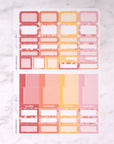 Bed & Breakfast Weekly Sticker Kit