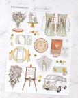 Wedding Day Creative Journal Sticker Set