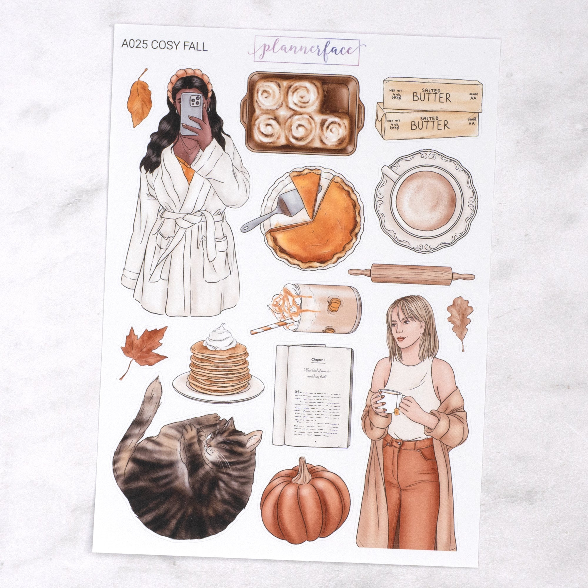 Cosy Fall Creative Journal Sticker Set