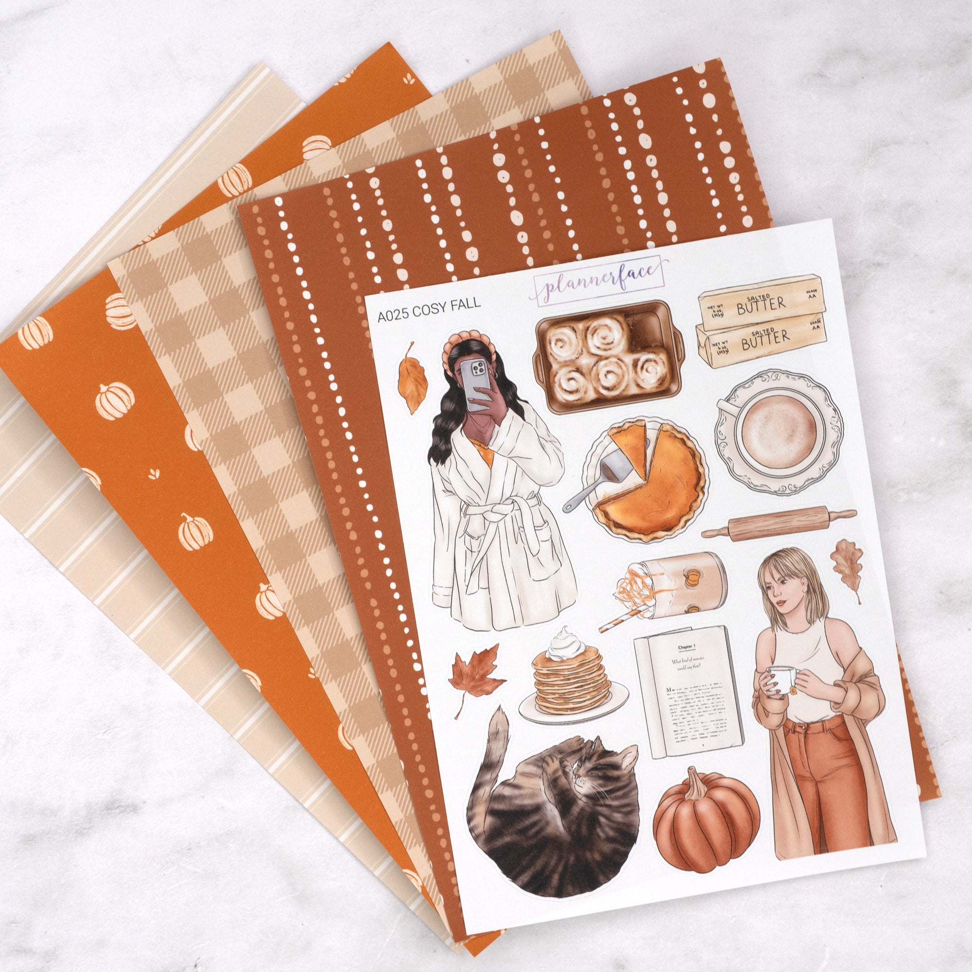 Cosy Fall Creative Journal Sticker Set