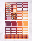 Fall Birthday Mini Weekly Sticker Kit