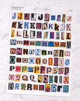 Ransom Note V2 Alphabet Letter Journalling Stickers (3 Sheets)