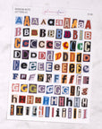 Ransom Note V2 Alphabet Letter Journalling Stickers (3 Sheets)