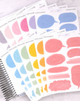 Boxes & Bubbles Journalling Stickers