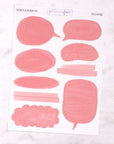 Boxes & Bubbles Journalling Stickers