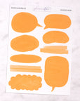 Boxes & Bubbles Journalling Stickers
