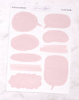 Boxes & Bubbles Journalling Stickers