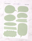 Boxes & Bubbles Journalling Stickers