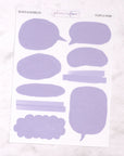 Boxes & Bubbles Journalling Stickers