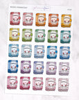 Book Reading Genre Journalling Stickers
