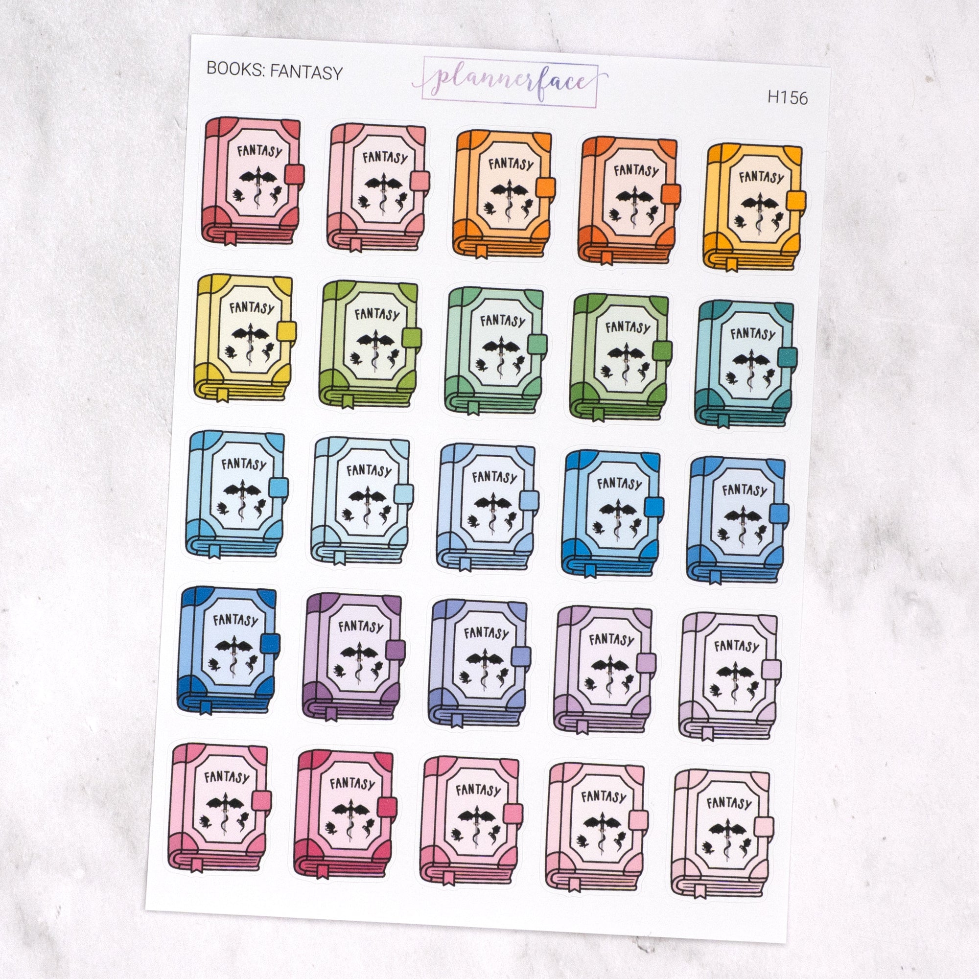 Book Reading Genre Journalling Stickers
