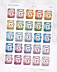 Book Reading Genre Journalling Stickers
