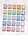 Book Reading Genre Journalling Stickers