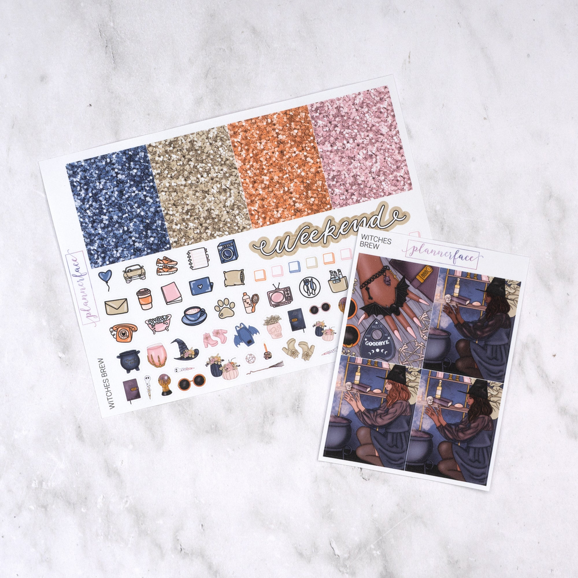 Witches Brew Mini Weekly Sticker Kit