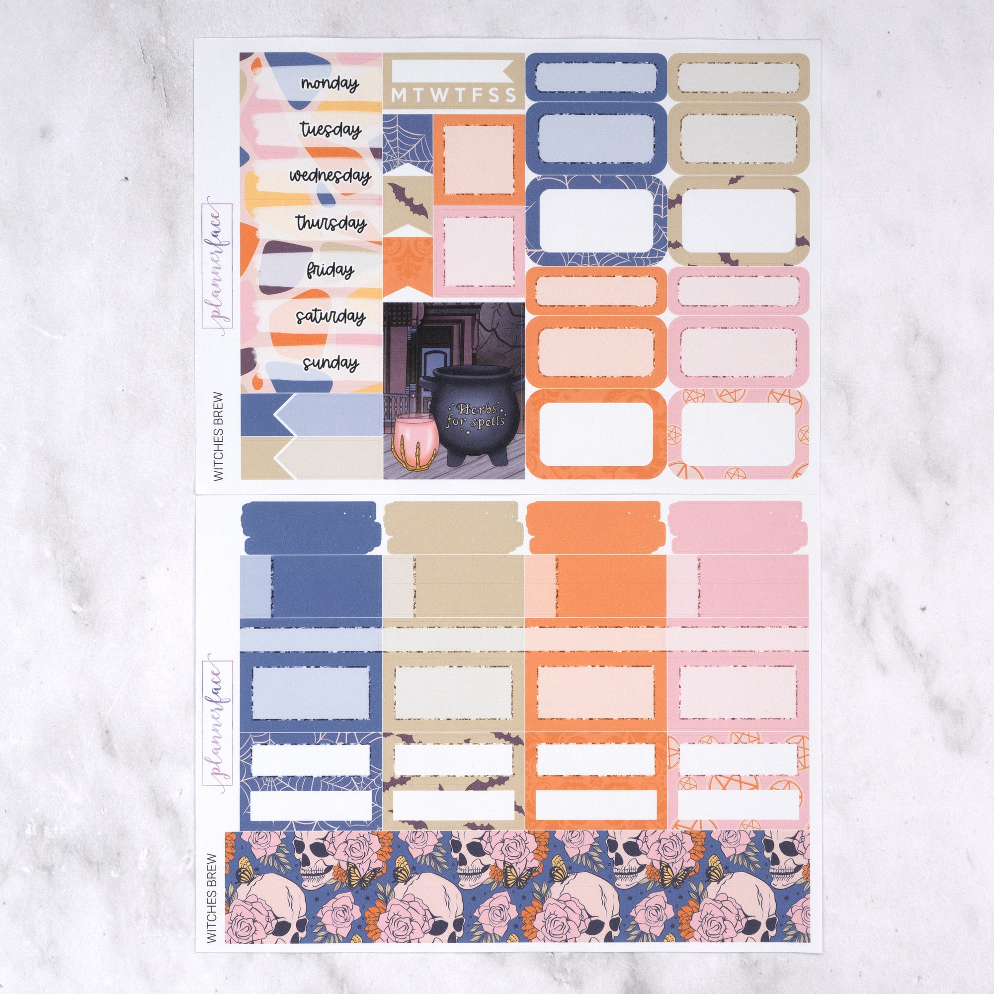 Witches Brew Mini Weekly Sticker Kit