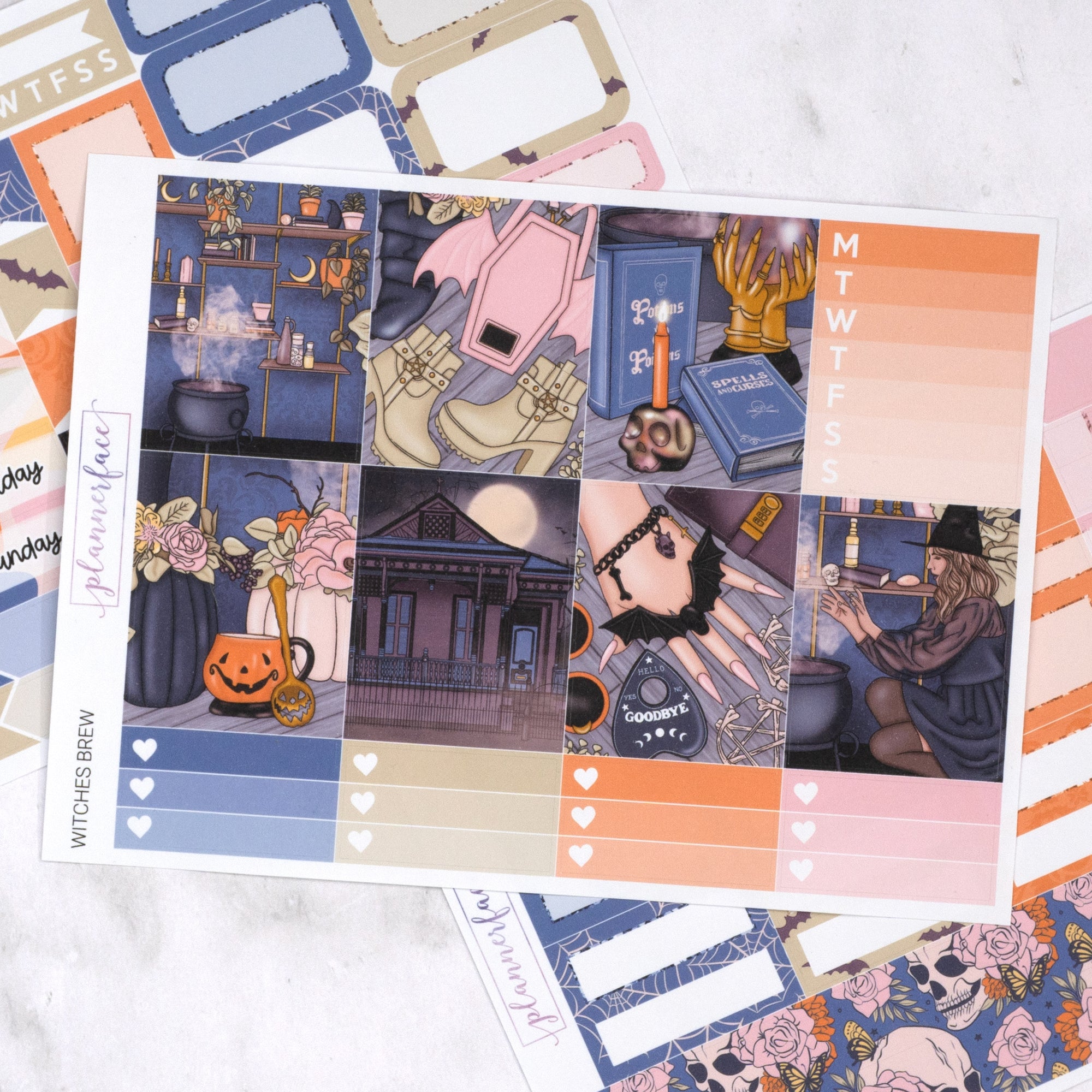 Witches Brew Mini Weekly Sticker Kit
