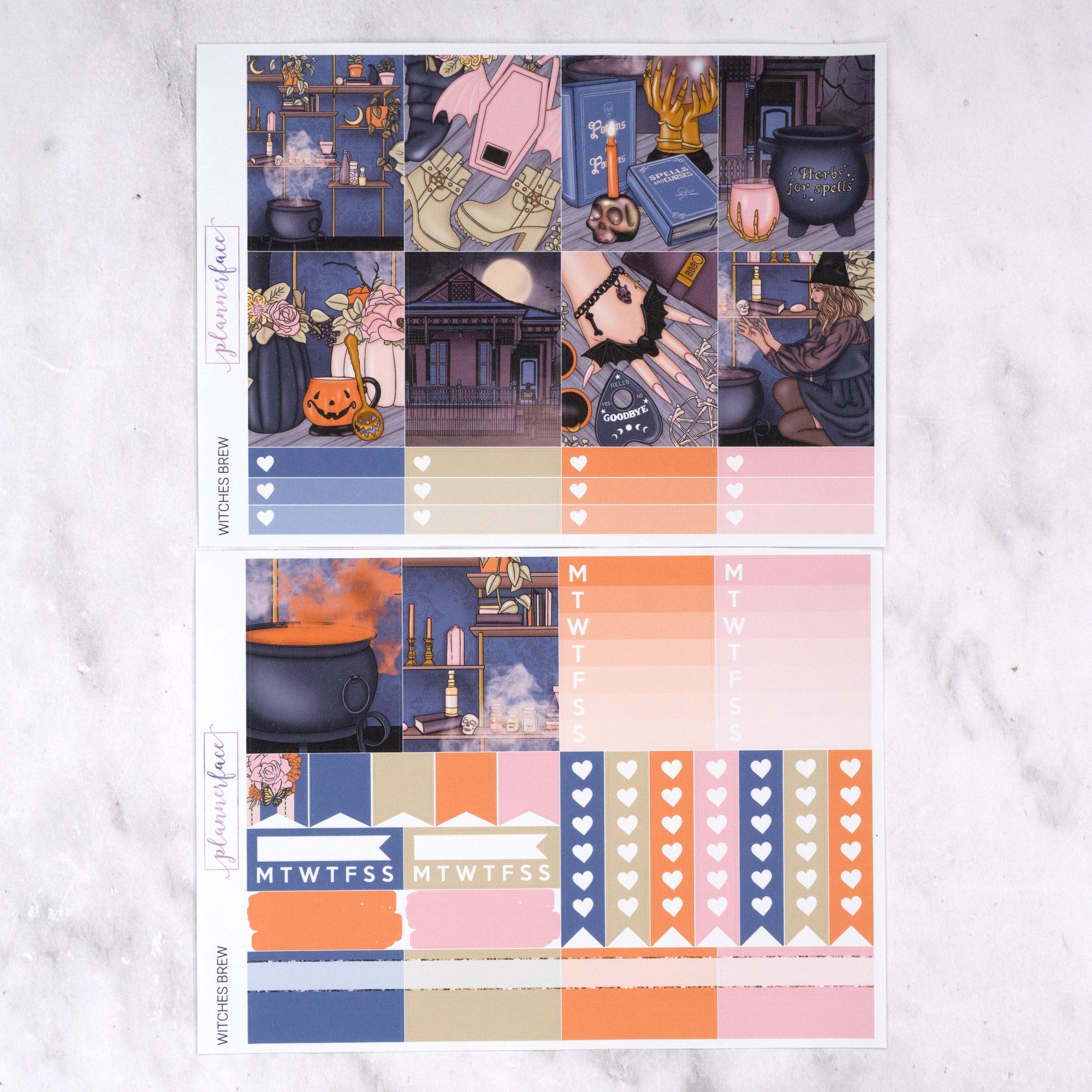 Witches Brew Weekly Sticker Kit