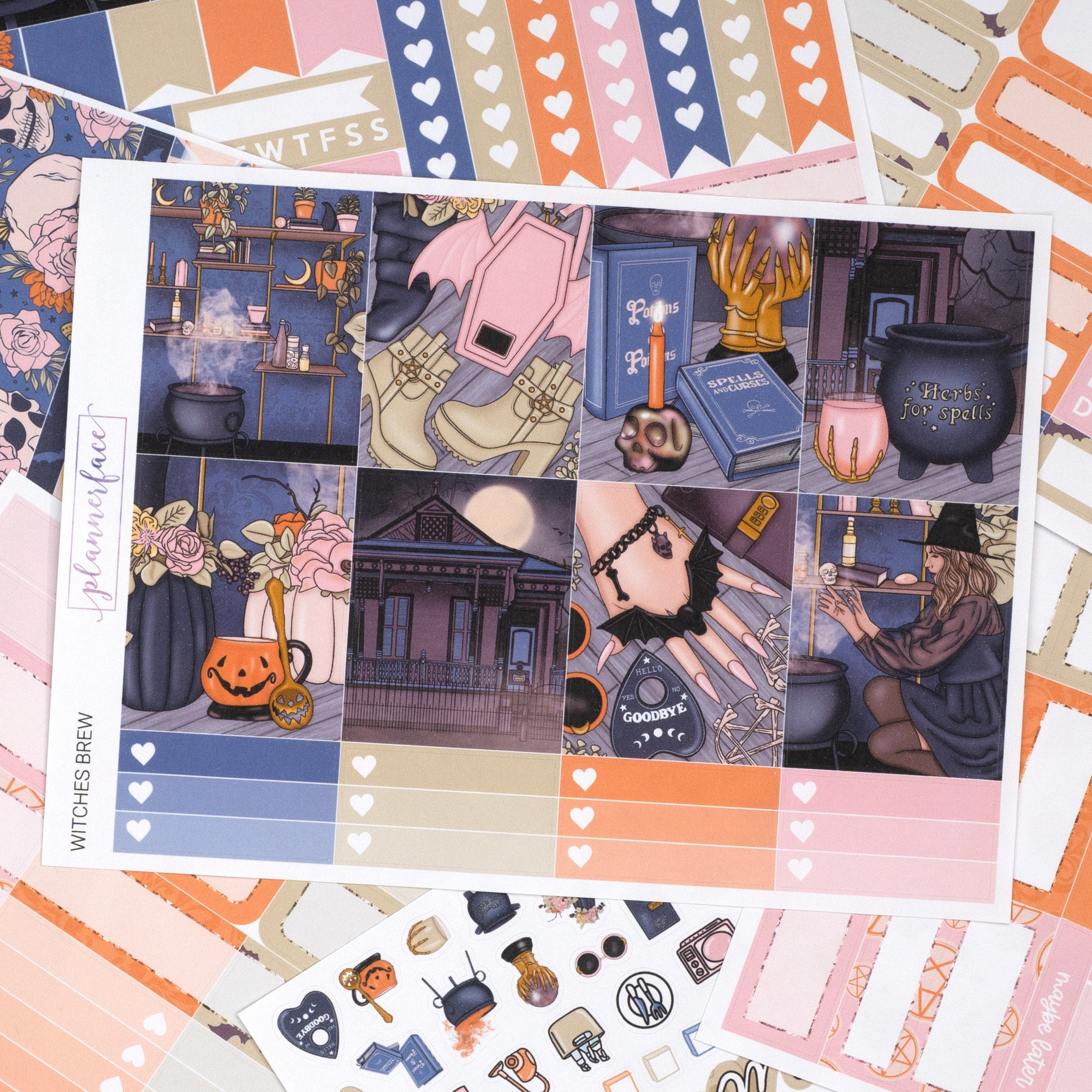 Witches Brew Weekly Sticker Kit