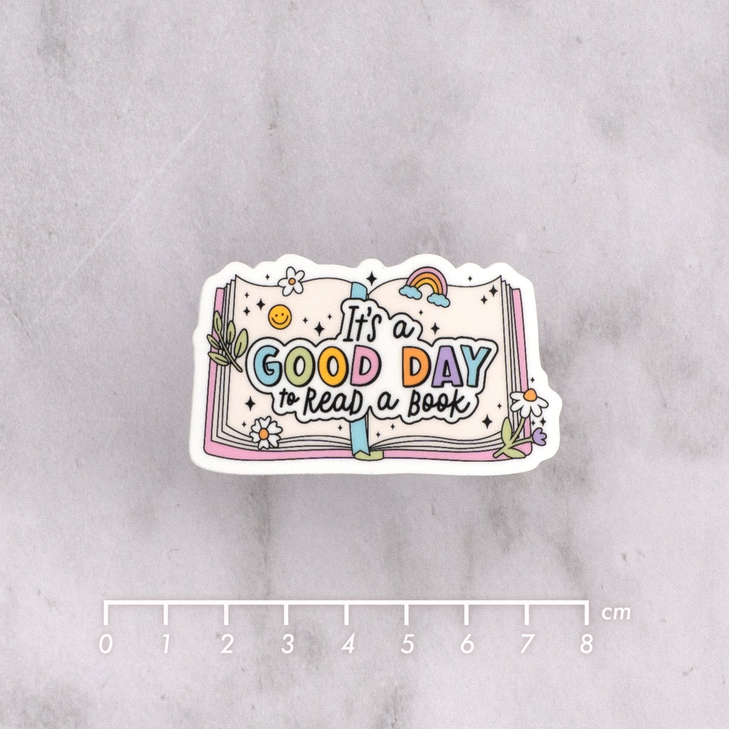 It's a Good Day to Read a Book Die Cut Vinyl Sticker