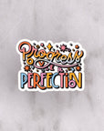 Progress Over Perfection Die Cut Vinyl Sticker