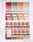 Christmas Bakery Weekly Sticker Kit