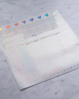 Heart Foil Sticker Pack (x4 Bundle)