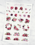 12 Sheet Floral Deco Bundle | Multicolour by Plannerface