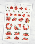 12 Sheet Floral Deco Bundle | Multicolour by Plannerface