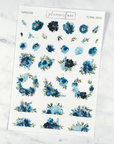 12 Sheet Floral Deco Bundle | Multicolour by Plannerface