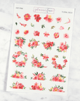 12 Sheet Floral Deco Bundle | Multicolour by Plannerface