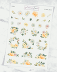 12 Sheet Floral Deco Bundle | Multicolour by Plannerface