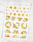 12 Sheet Floral Deco Bundle | Multicolour by Plannerface
