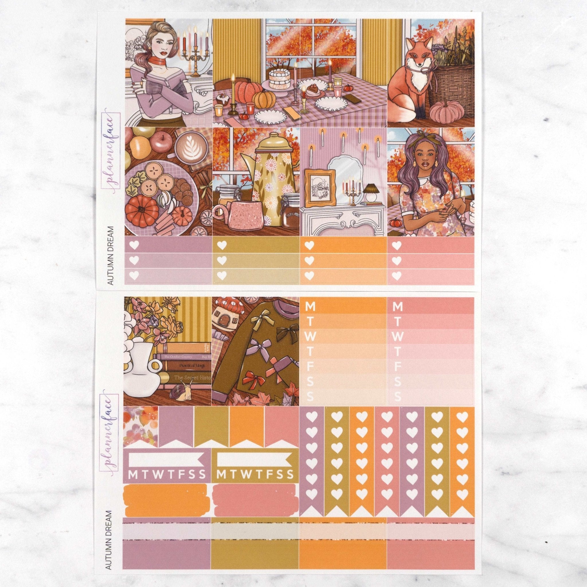 Autumn Dream Weekly Kit by Plannerface