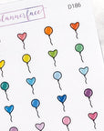 Balloon Multicolour Doodles by Plannerface