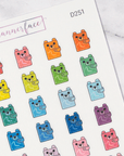 Bear Planner Multicolour Doodles by Plannerface