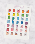 Bear Planner Multicolour Doodles by Plannerface