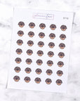 Black & Tan Dog Multicolour Doodles by Plannerface
