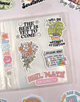 Blank Pocket Sticker Album (Small) by Plannerface