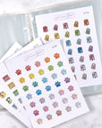 Blank Pocket Sticker Album (Small) by Plannerface