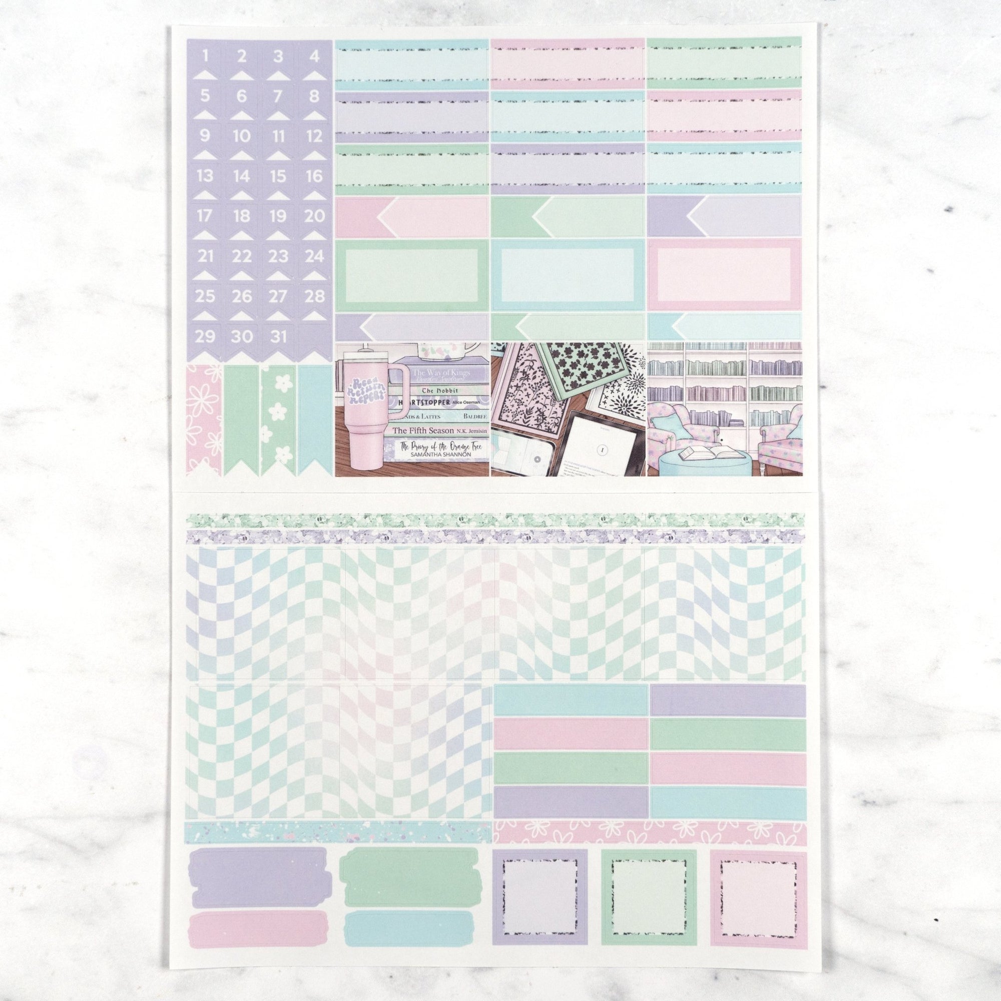 Bookish Monthly Kit by Plannerface