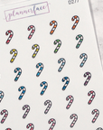 Candy Cane Multicolour Doodles by Plannerface