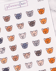 Cat Multicolour Doodles by Plannerface