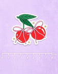 Cherry Die Cut Vinyl Sticker