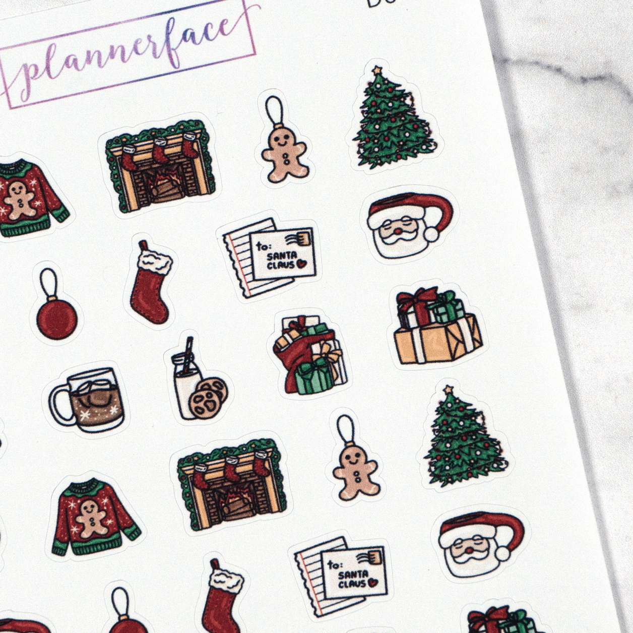 Christmas Doodle Sampler (Traditional) by Plannerface