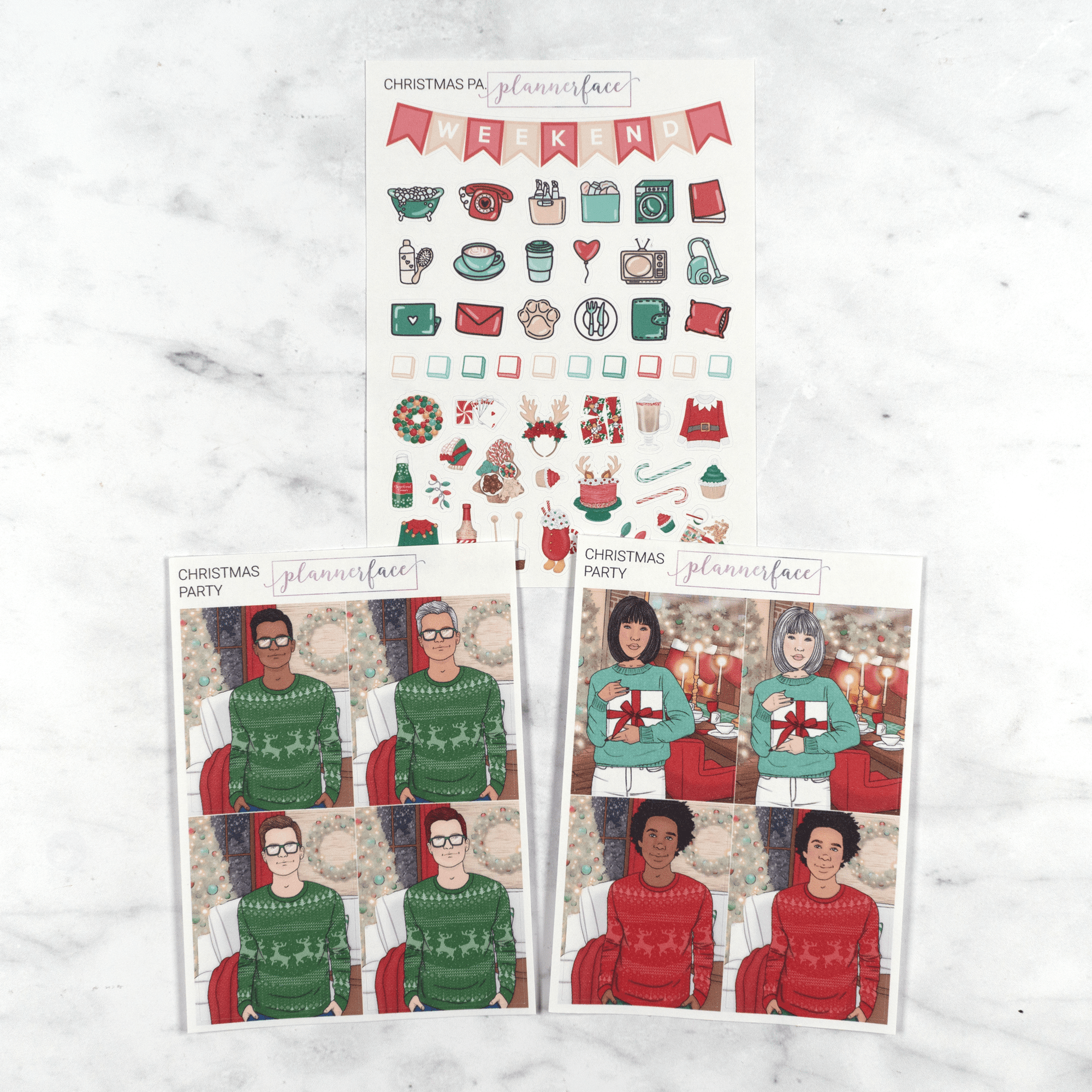 Christmas Party Mini Kit by Plannerface