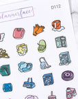 Cleaning Multicolour Doodle Sampler by Plannerface