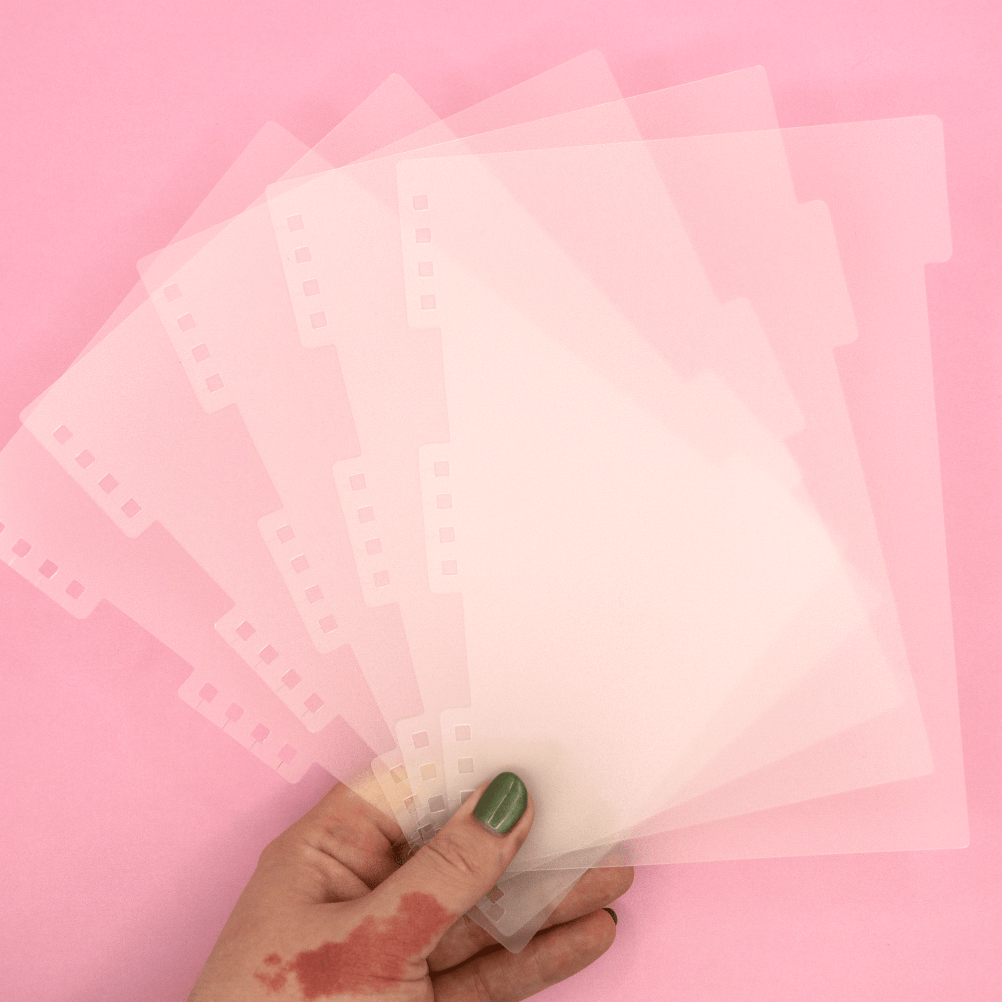 Clear Divider Set for Reusable Sticker Albums by Plannerface